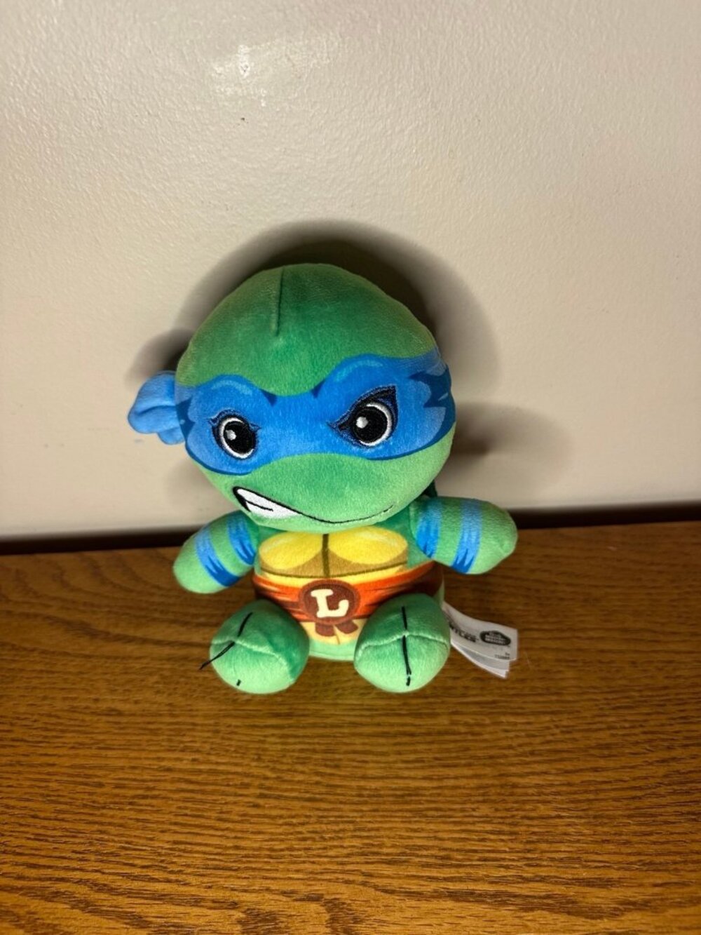 Teenage Mutant Ninja Turtles Leonardo Plush Nickelodeon Stuffed Toy Blue Mask